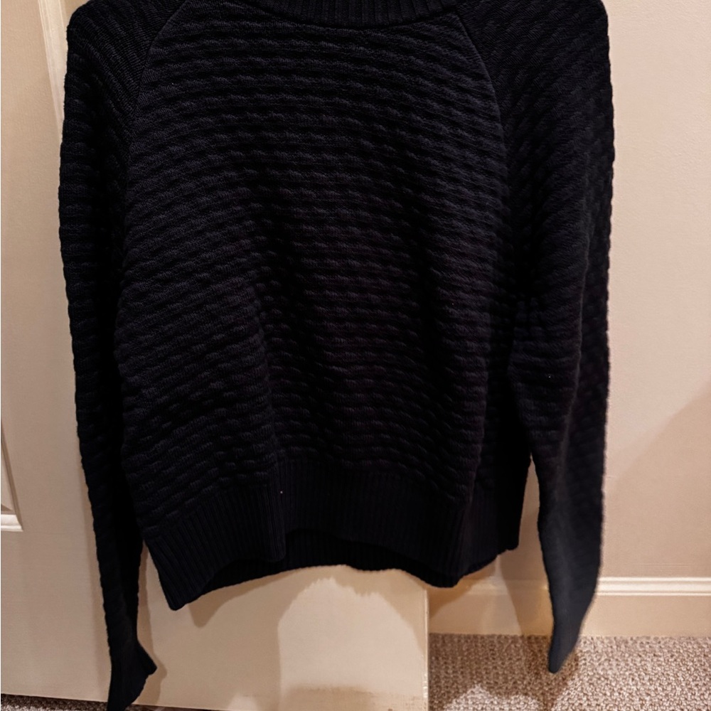 Lululemon Athletica Black Cowl Neck Sweater